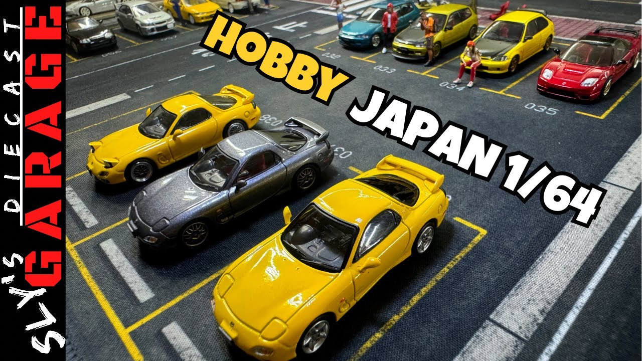 Hobby Japan 1/64 Scale Diecast Cars - Simple and Refined JDM Models!