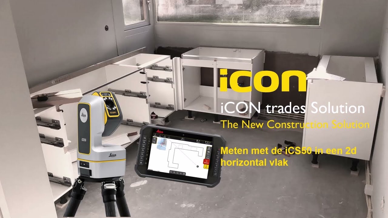 001 iCON iCS50 meten in een 2d Horizontaal vlak