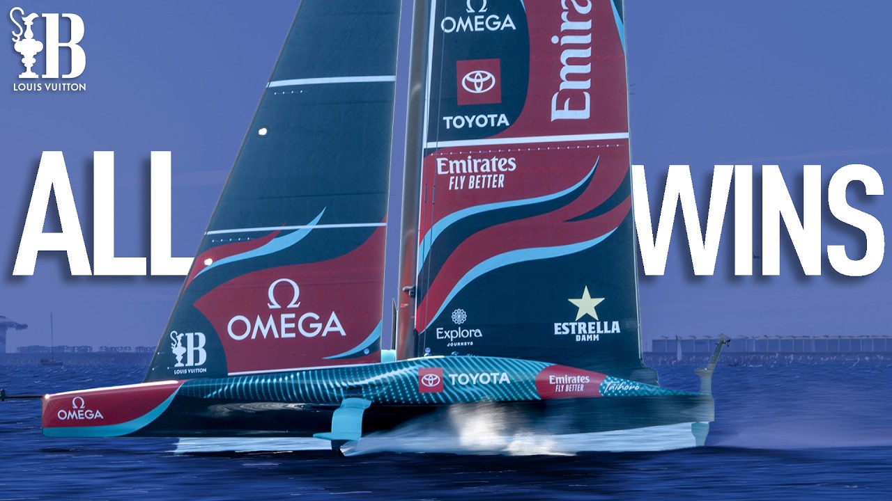 Emirates Team New Zealand 🇳🇿 | ALL WINS | Louis Vuitton 37th America's Cup