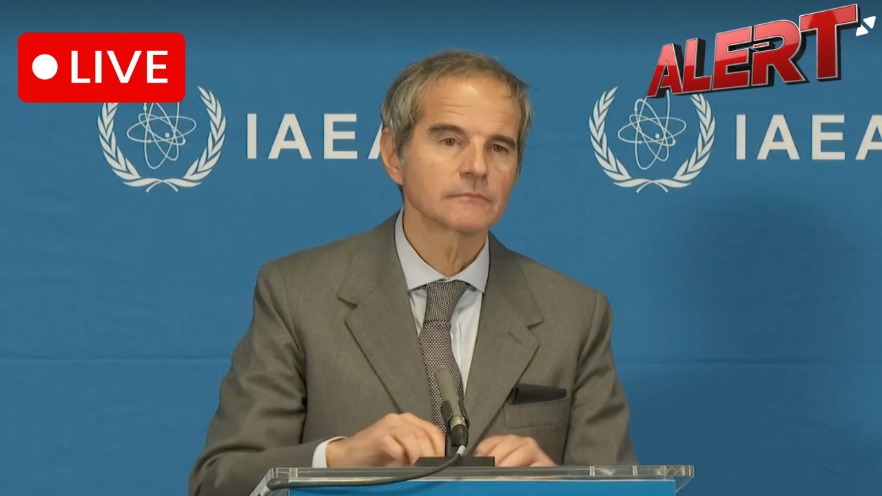 LIVE: IAEA Director General Rafael Grossi speaks to reporters