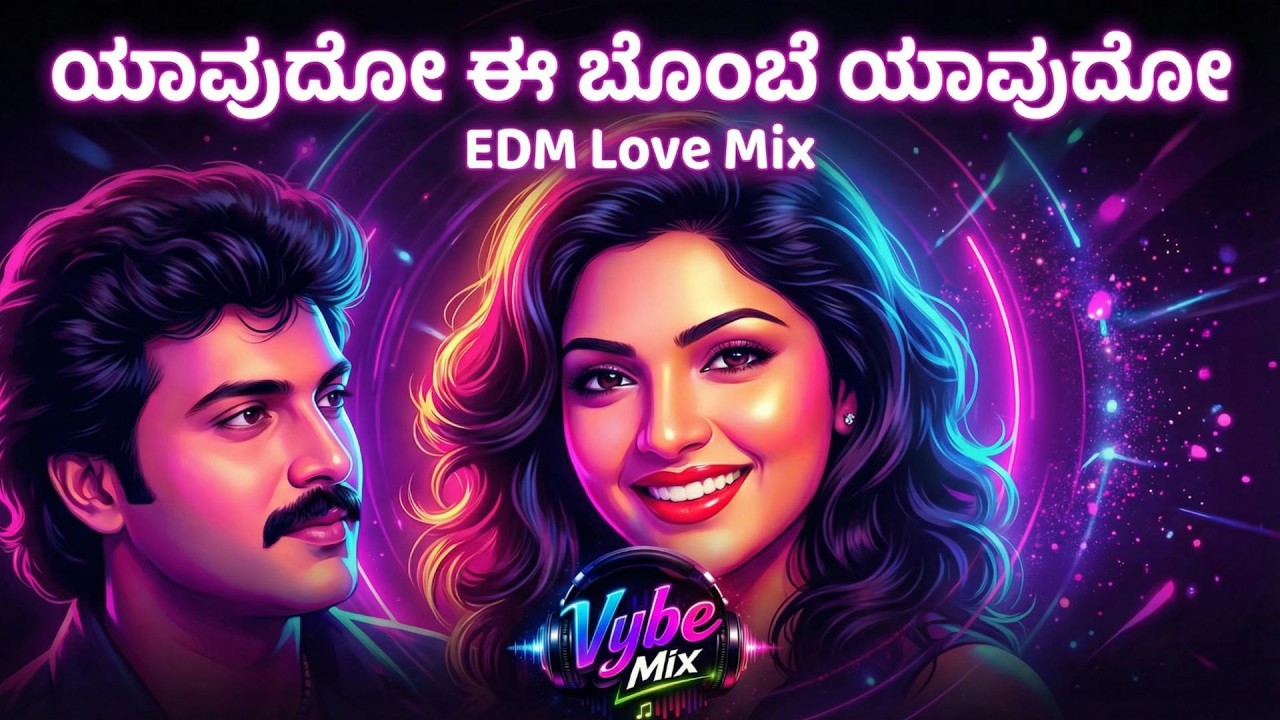 Yavudo Ee Bombe (EDM Love Mix) - Yugapurusha | Ravichandran Hits | Vybe Mix