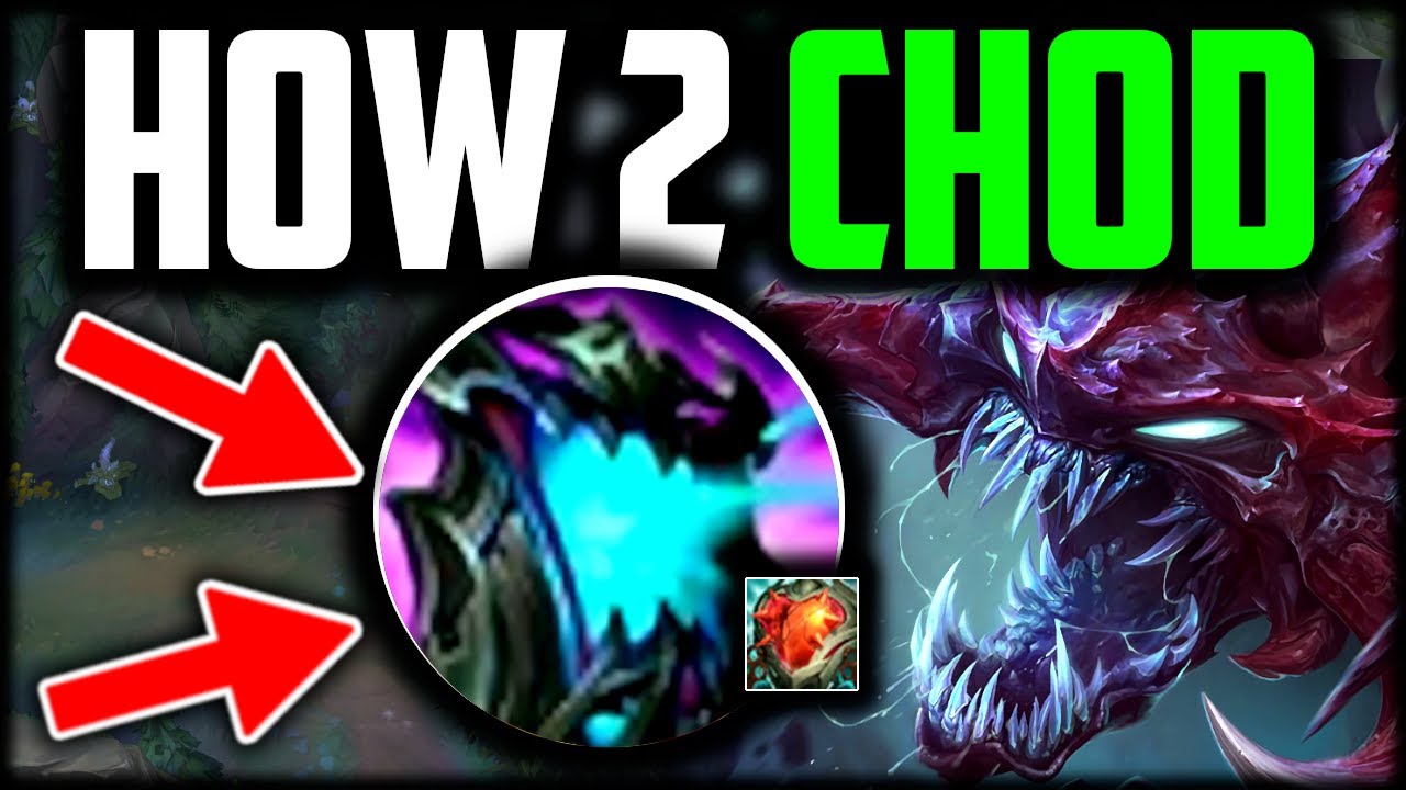 CHO'GATH IS TOO THICK TO HANDLE - How to Cho'Gath & CARRY for Beginners + Best Build/Runes Season 14