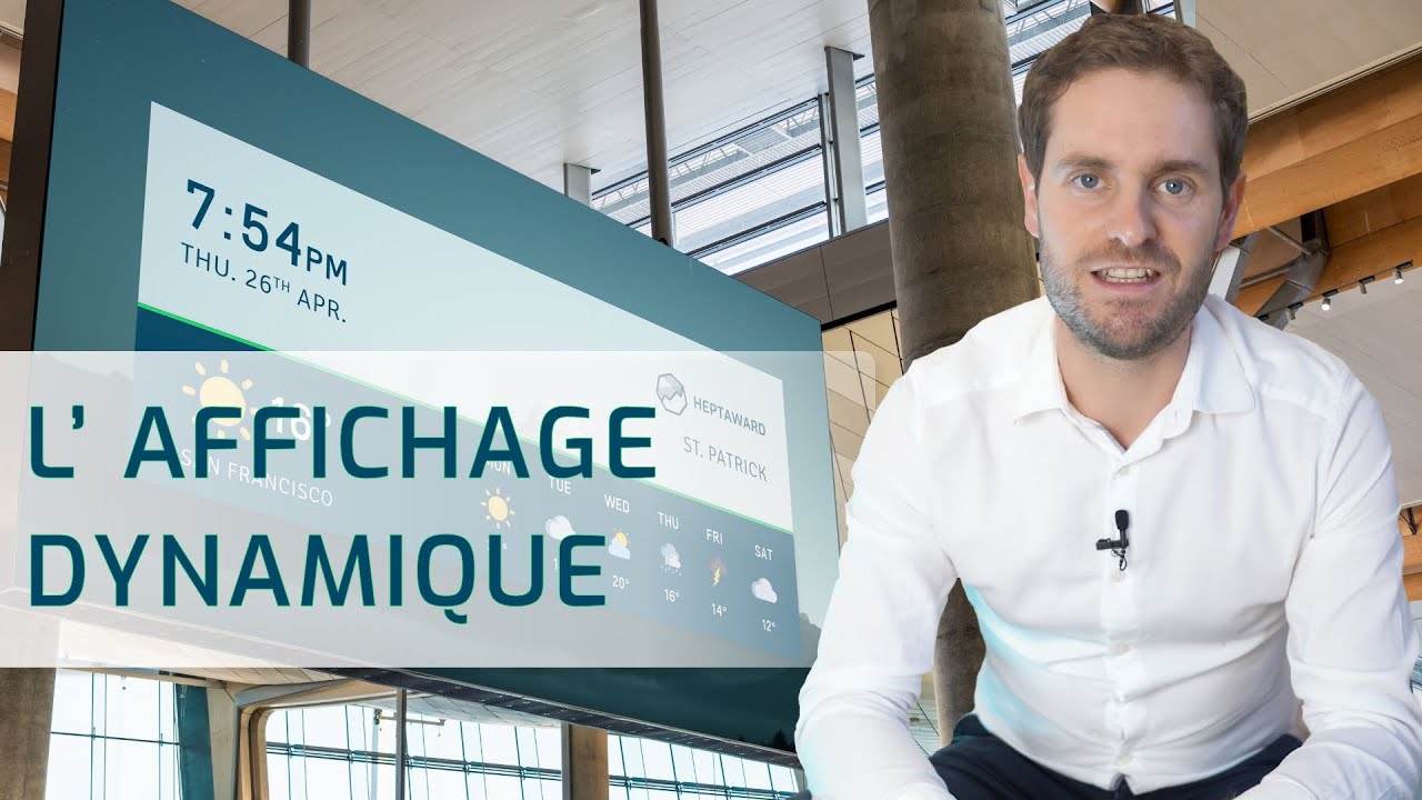 Qu'est ce que l'affichage dynamique ? Usages et solutions.