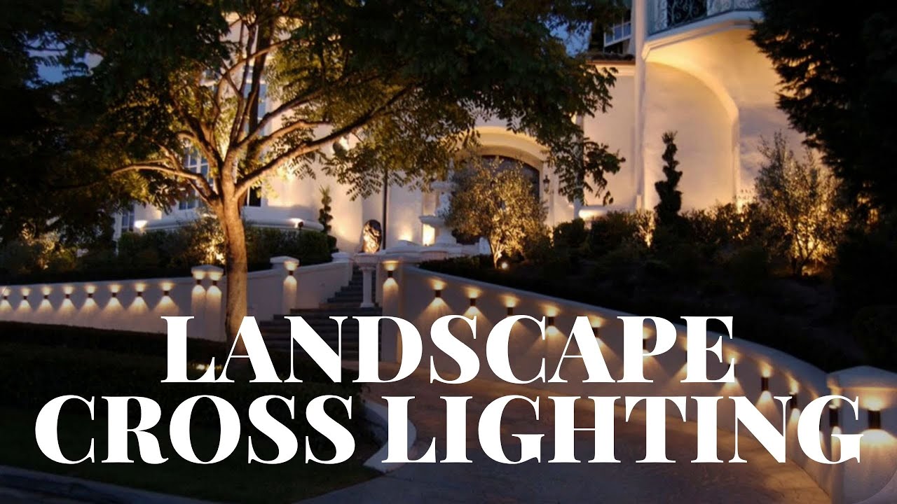 Landscape Cross Lighting &bull; General Overview &bull; Free Landscape Lighting Course