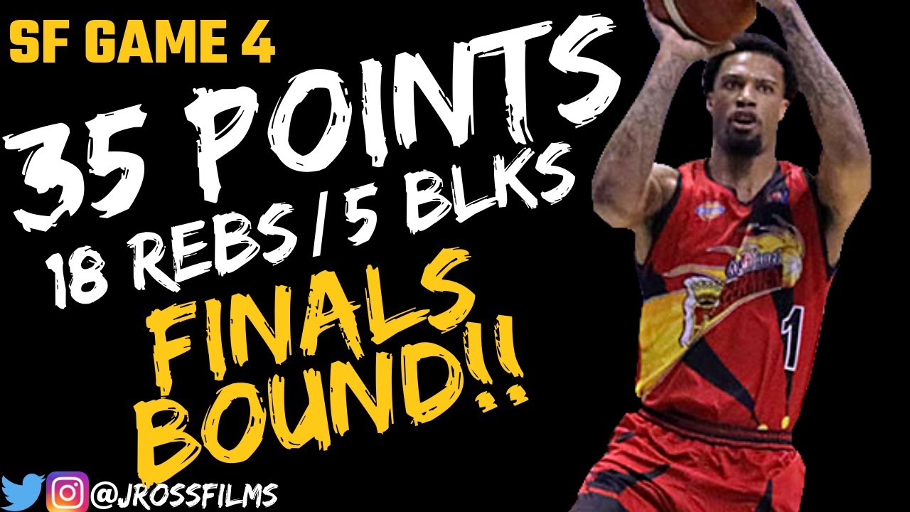 Chris McCullough Full Highlights vs. ROS | SF G4 | 35 PTS, 5 BLKS, FINALS BOUND!