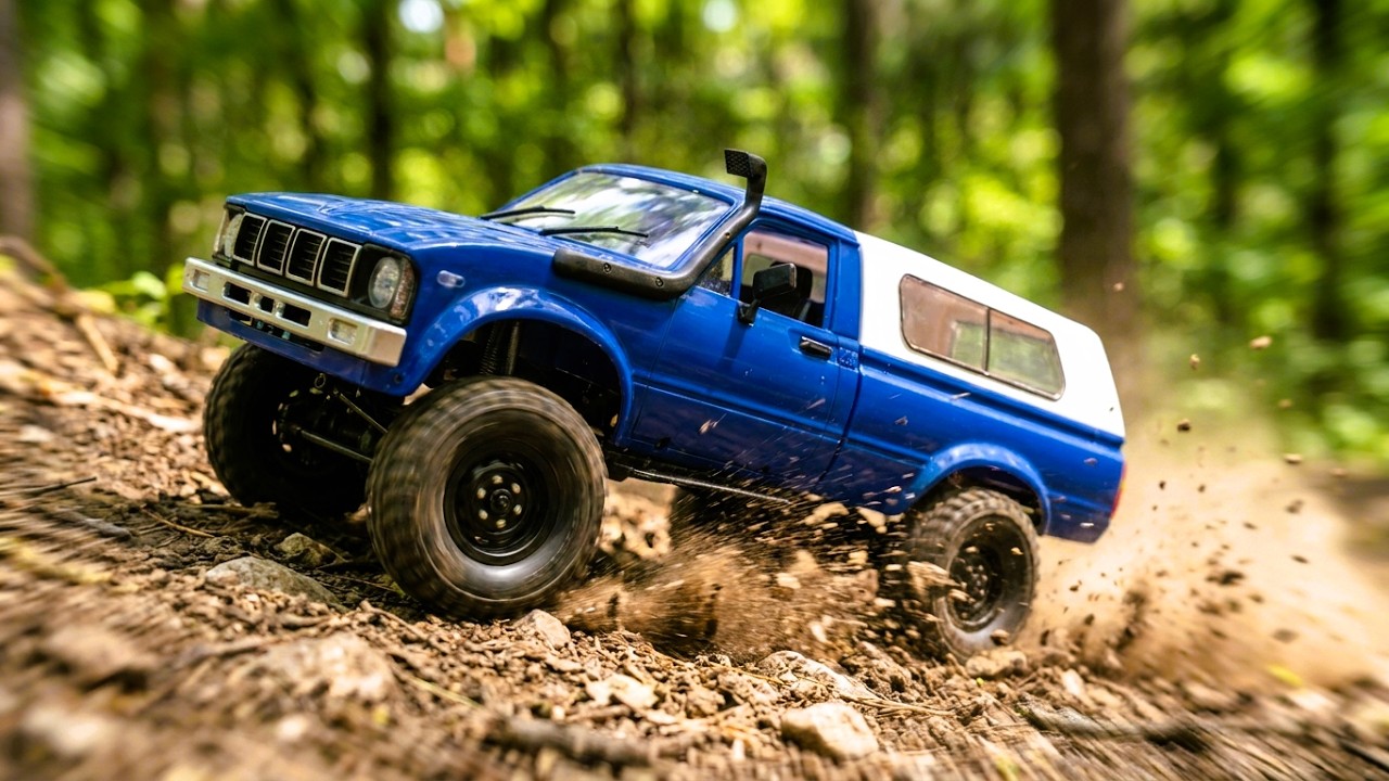 WPL C24 1/16 2.4G 4WD Обзор Бюджетной Трофи Машины на Радиоуправлении
