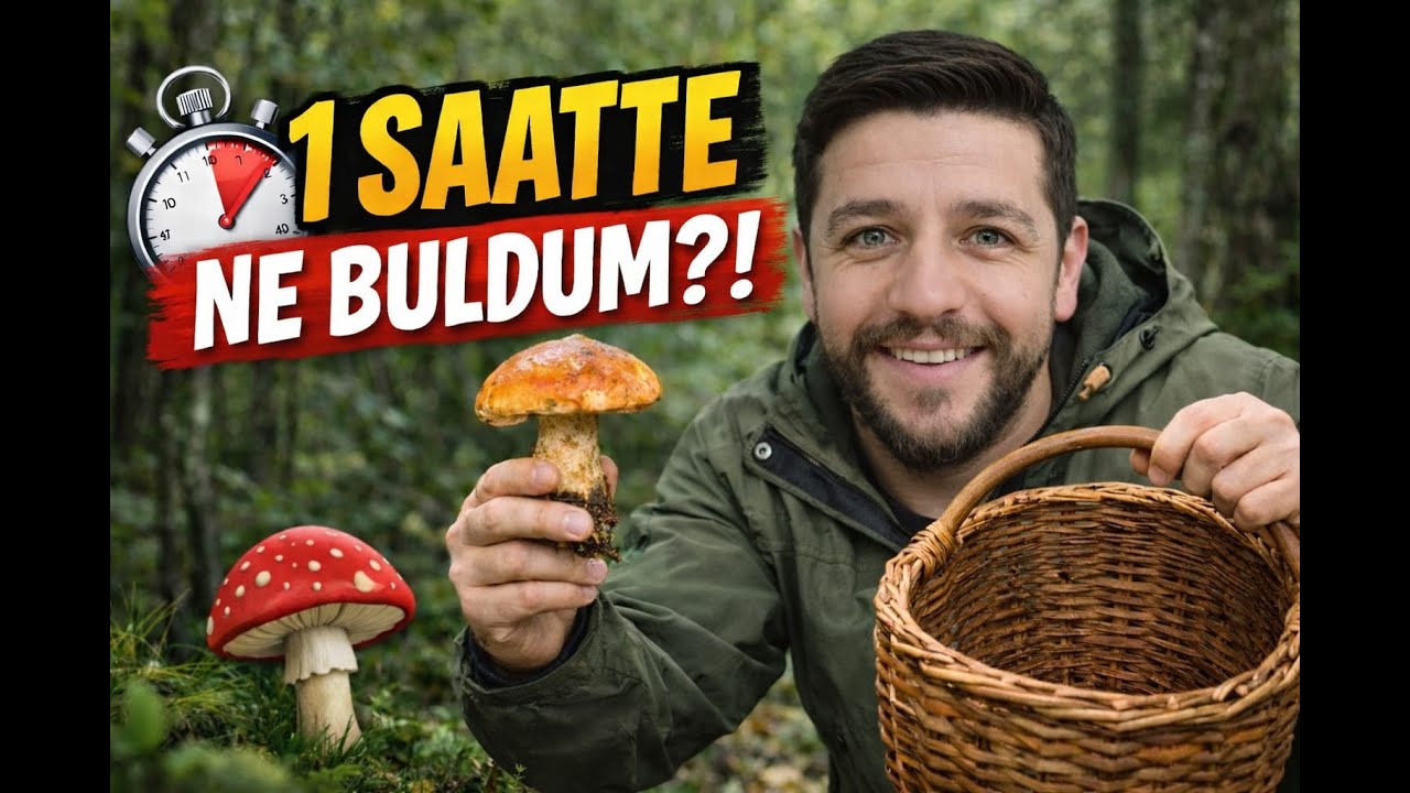 🍄 Zamana Karşı Kanlıca Mantarı Toplama⌚ 1 Saatte Ne Buldum!!!