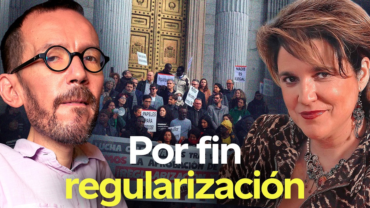 Pablo Echenique DESARMA a Pilar Rahola sobre la regularización conseguida por Podemos