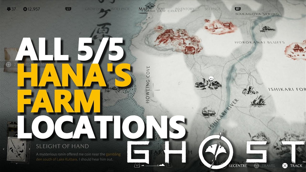 All Hana's Farm Locations Ghost of Yotei