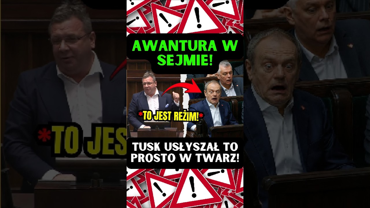 AWANTURA W SEJMIE! TUSK USŁYSZAŁ TO PROSTO W TWARZ!