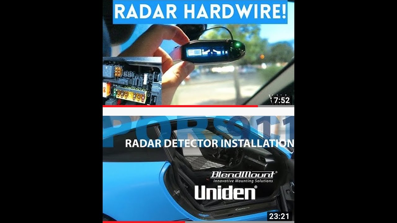 Installing Radar detector wire tap in 2016 porsche 911