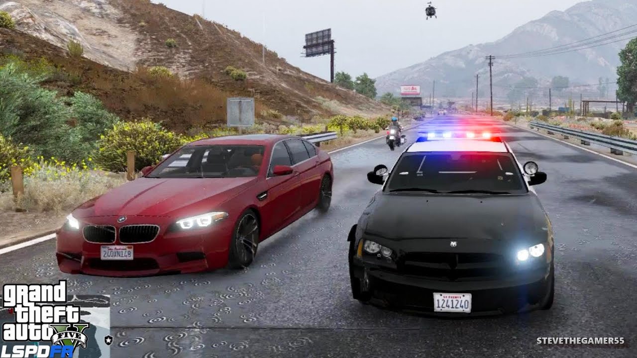 GTA 5 LSPDFR EPiSODE 108 - LET'S BE COPS - CITY PATROL (GTA 5 PC POLICE MODS) CHARGER