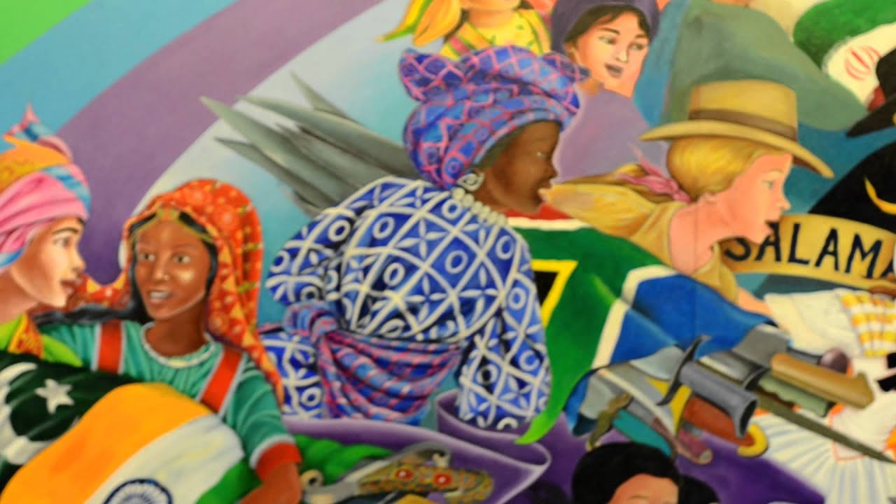 infamous Denver Airport Paintings
