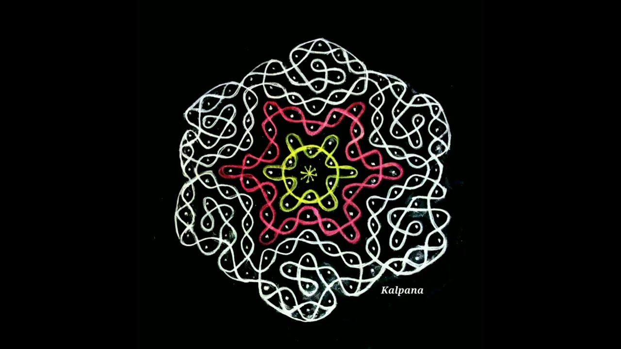 Different types of Beautiful Kolams 🌹