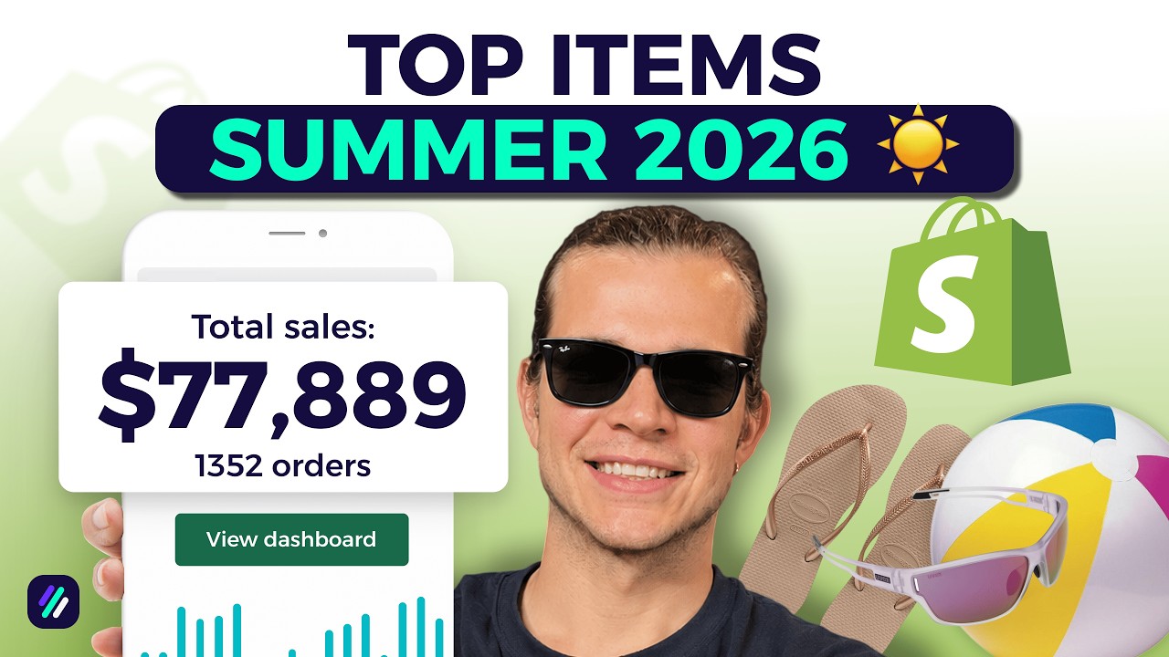 Top Winning Products To Dropship In Summer 2026 | Shopify Dropshipping