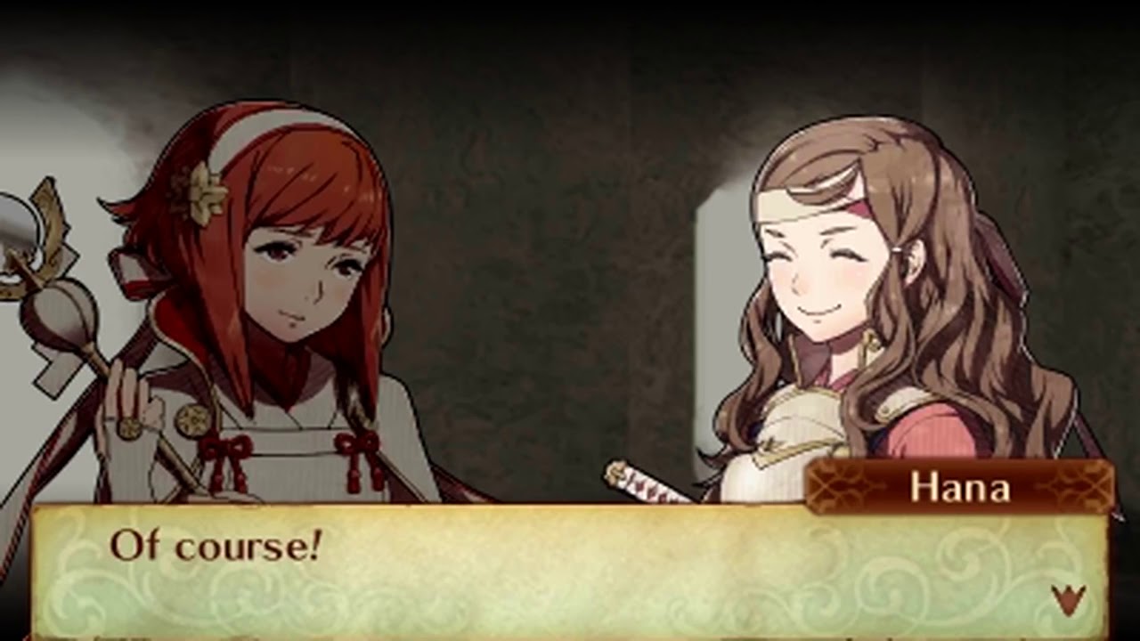 (Fire Emblem: Fates) Sakura & Hana C-A Support (Fandub)