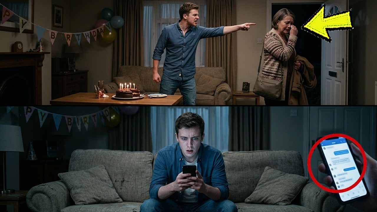 En su cumpleaños mi hijo me echó… una hora después se arrepintió para siempre