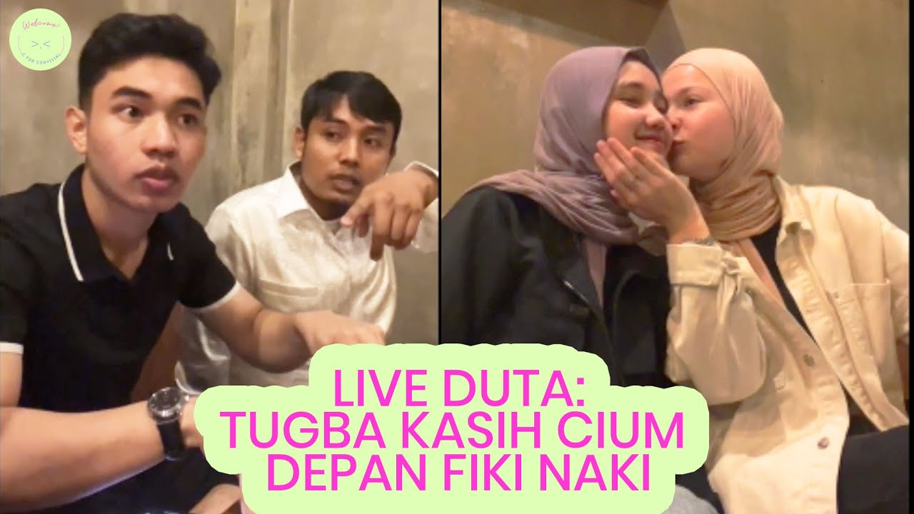 LIVE Duta Setelah Kondangan Pernikahan, Tugba Kasih Cium di Depan Fiki Naki