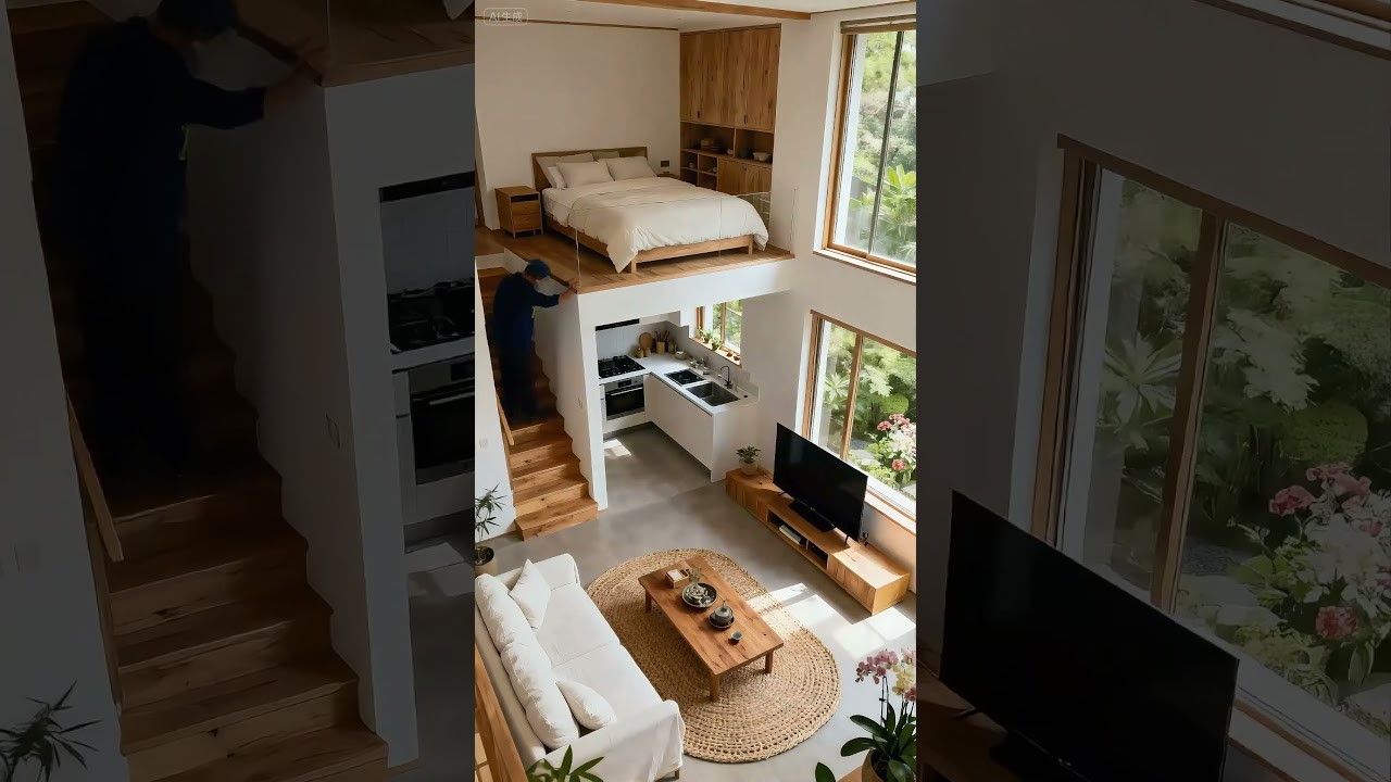 A cozy small LOFT #bedroomdecorideas #aestheticroomdecor #healingscenery #relax  #interior #loft