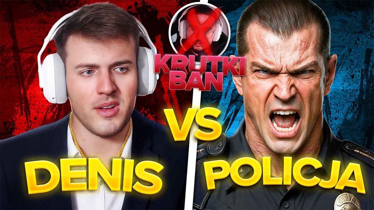 DENIS VS POLICJA NA REV.GG | BAN KRUTKIEGO NA 14DNI 😮