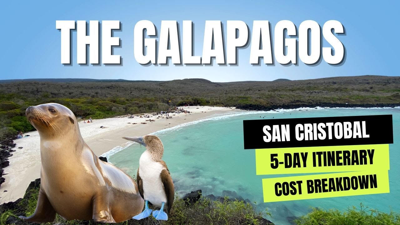 THE GALAPAGOS ISLANDS - 5-Day Itinerary & COST BREAKDOWN for San Cristobal Island