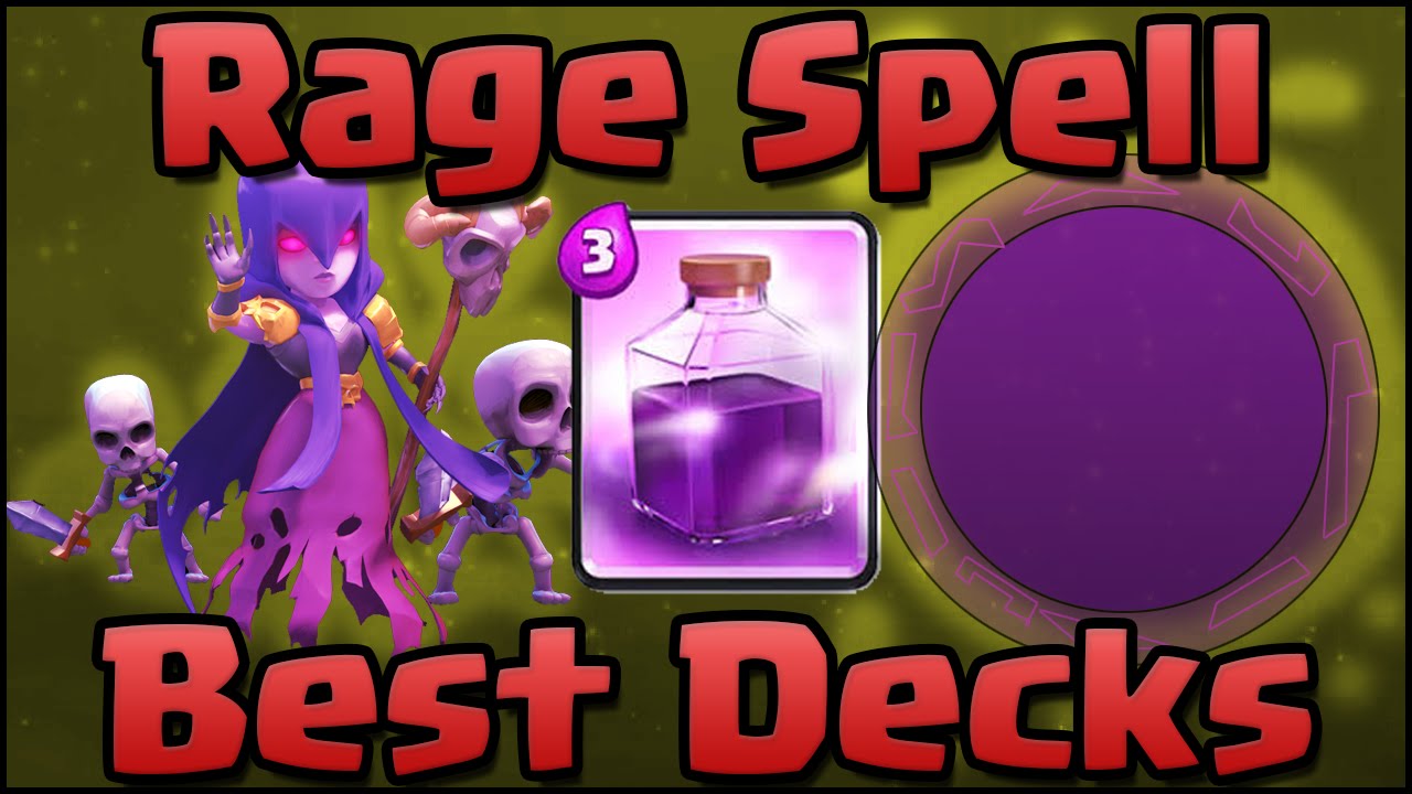 Clash Royale - Best Rage Spell Deck & Attack Strategy for Arena 4, 5, 6, 7 with Epic Witch Combo!