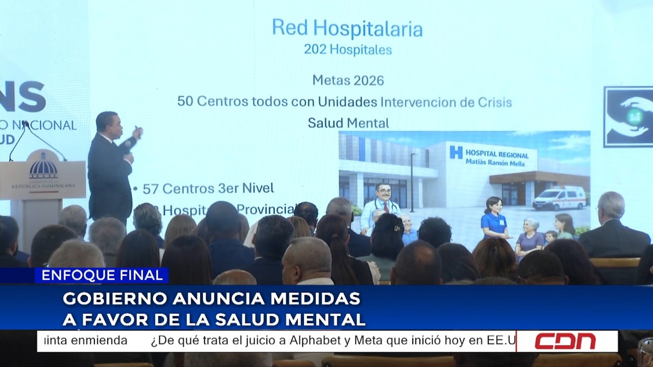 Gobierno anuncia medidas a favor de la salud mental