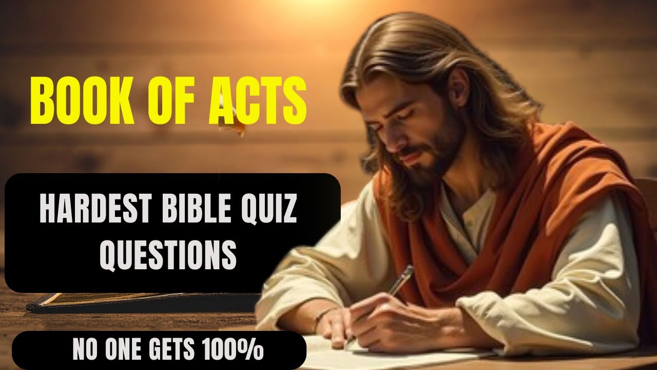 🔥 Викторина по Библии: Книга Деяний – Проверьте свою веру и знания! 🔥 | Святой Дух, чудеса и миссии!