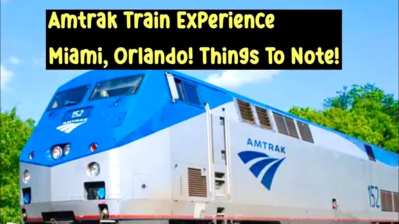Travel Vlog | Amtrak Train Experience, Miami & Orlando pt1 | Things to know before Train Travels