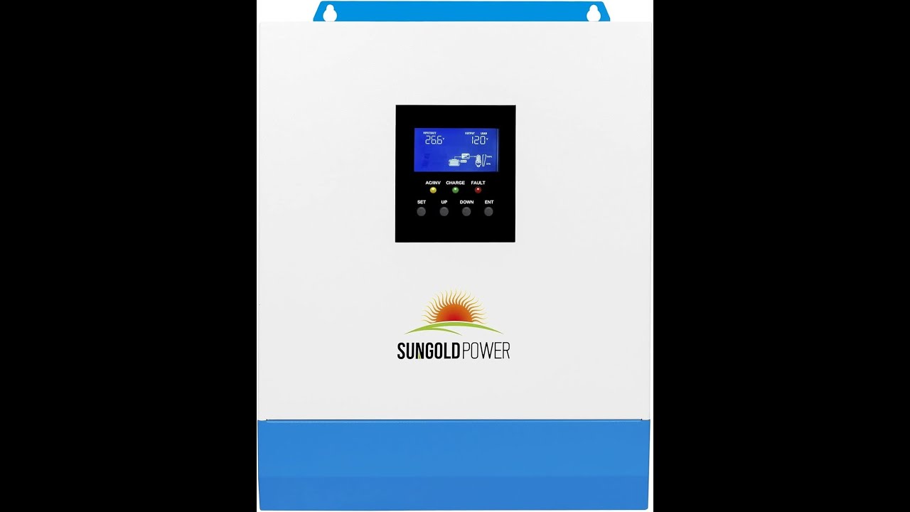 SUNGOLDPOWER 3000 watt 24 Volt Off-Grid Inverter Review - Pros & Cons - SGPWATT solar inverter
