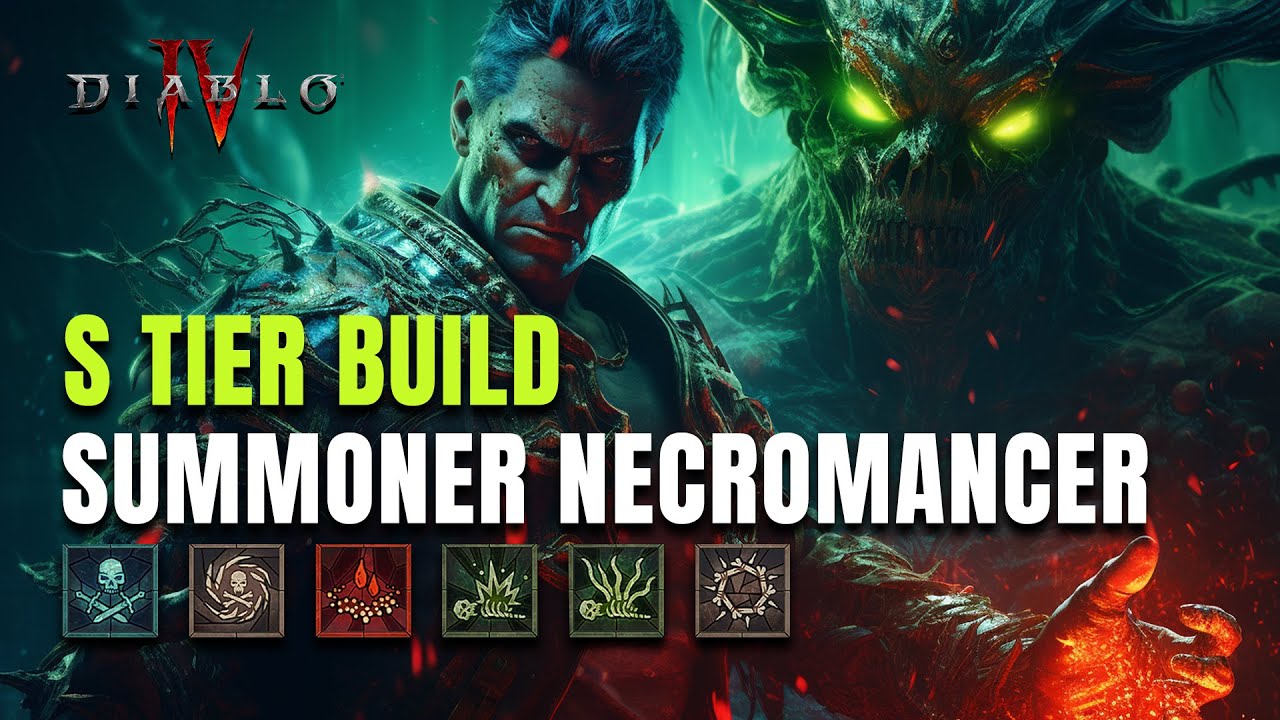 Summoner Necromancer Build - Minion Army destroys EVERYTHING in Diablo 4 Season 1