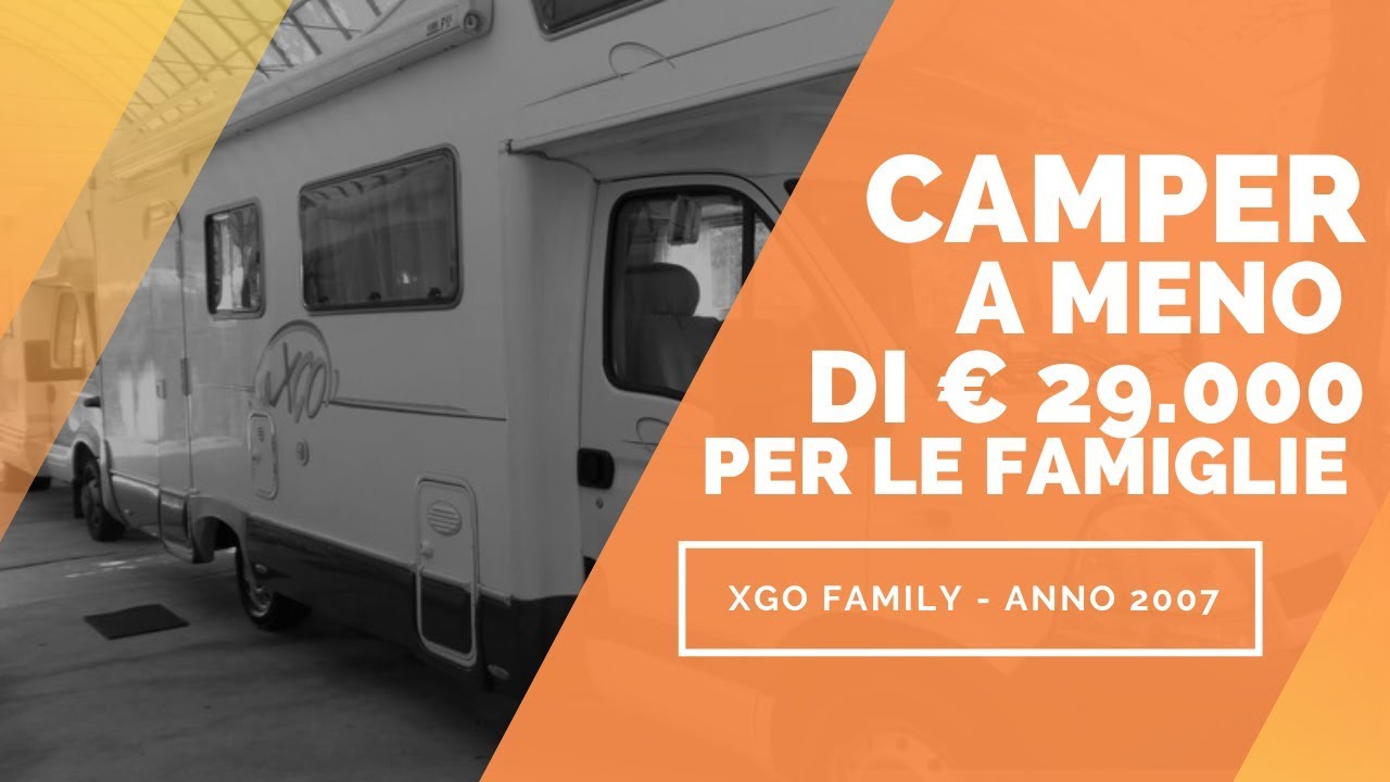 CAMPER A MENO DI € 25.000 ideali per la famiglia XGO FAMILY 104