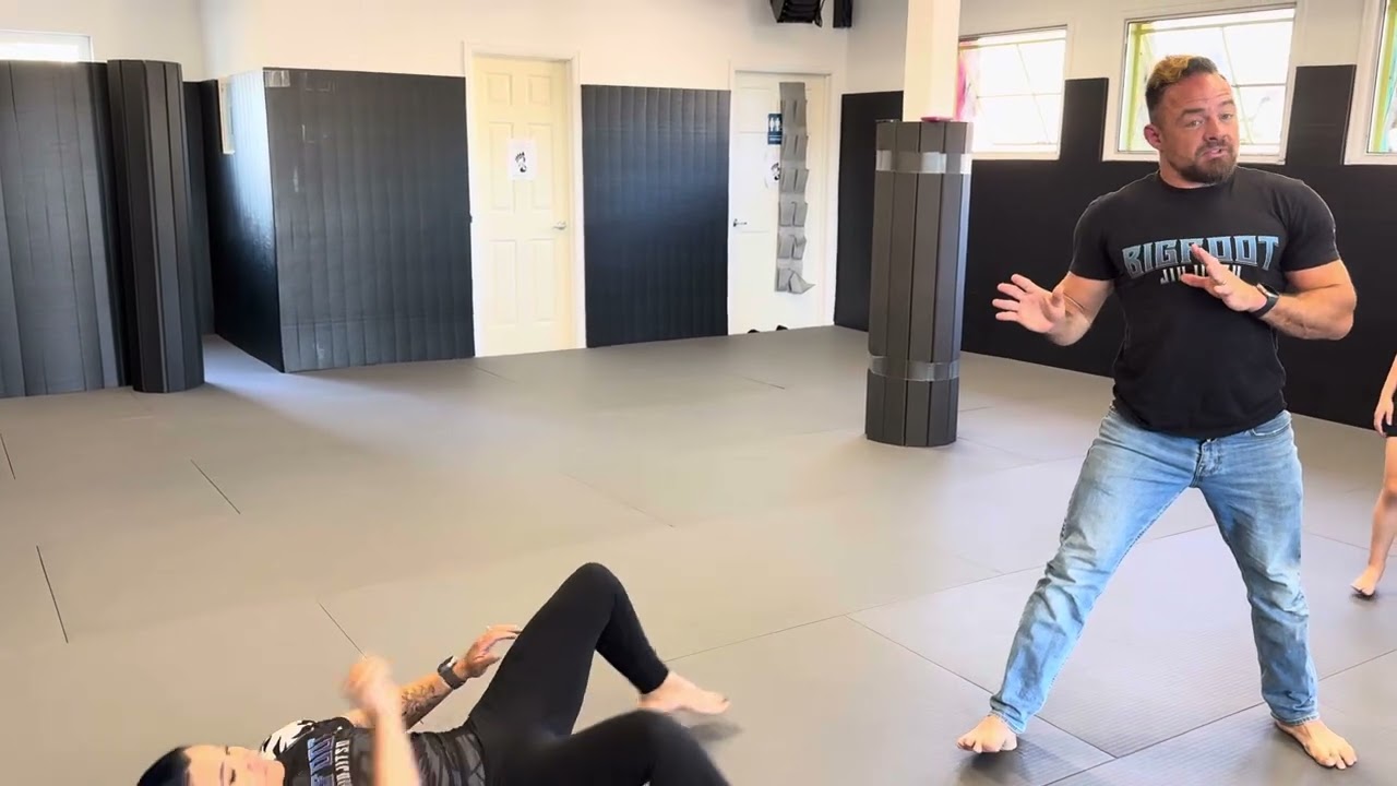 Women’s Self Defense - Defending 2 handed choke when pinned