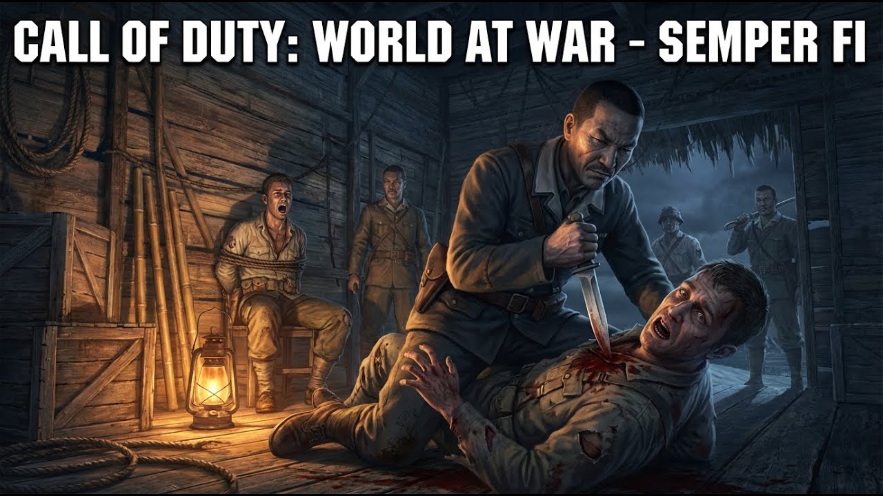 Call of Duty: World at War – Mission 1 Walkthrough | Semper Fi Gameplay