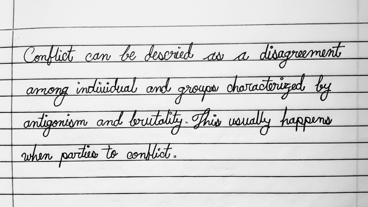 How to write beautiful English handwriting easy step by step | Handwriting practice