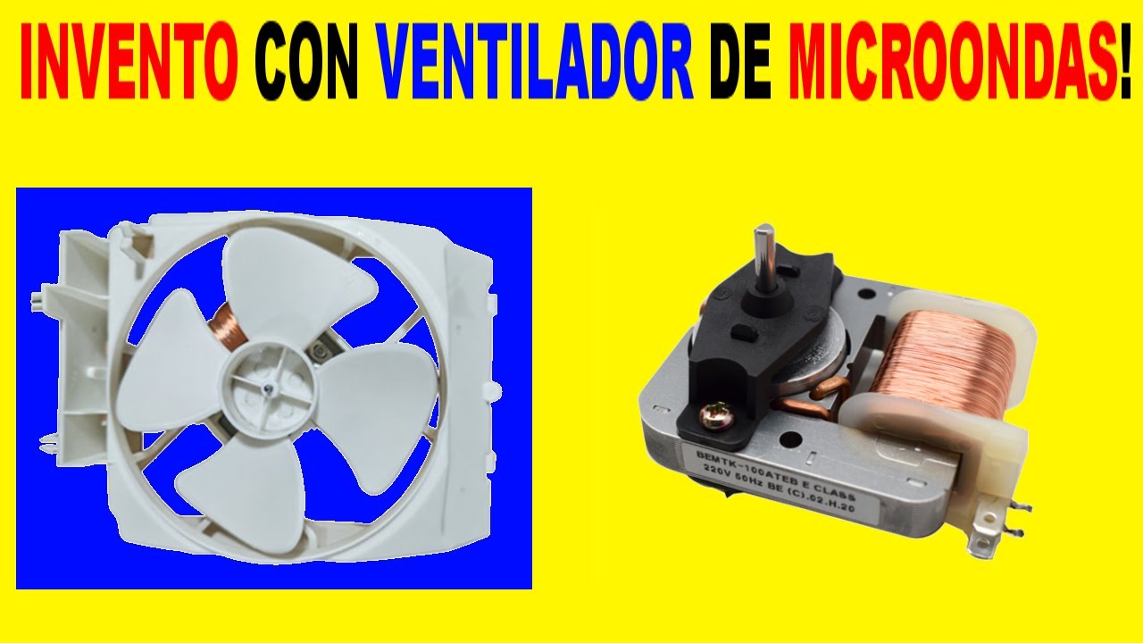 ANTES DE TIRAR TU VENTILADOR DE MICROONDAS MIRA ESTE VIDEO!