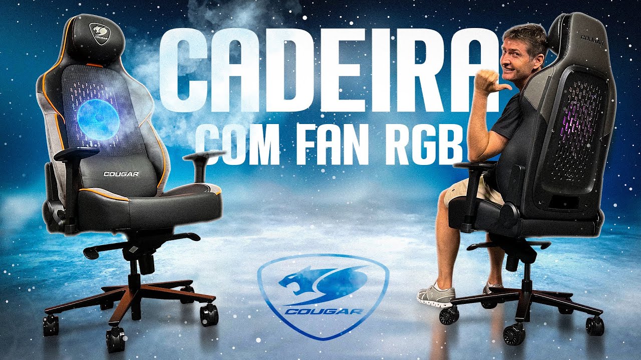 CADEIRA GAMER COM VENTILADOR! Testamos a Cougar NxSys Aero