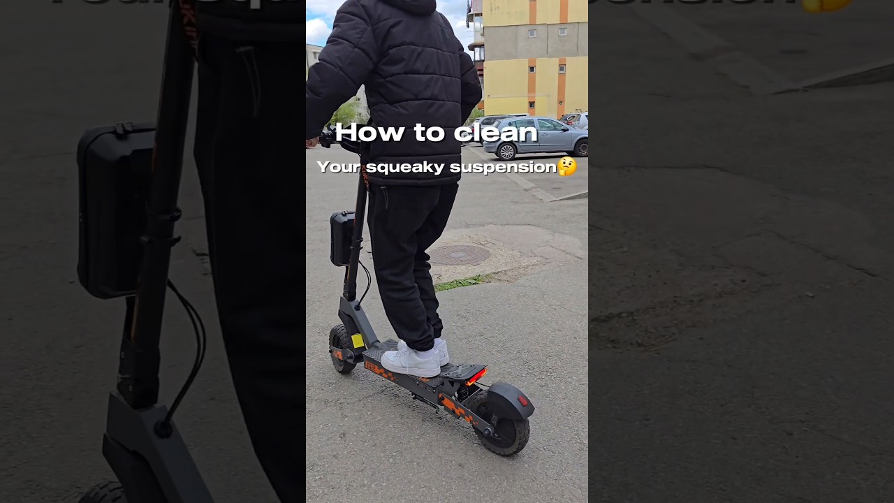 tutorial how to fix squeaky suspensions kukirin g2 #escooter #kukirin #viralvideo