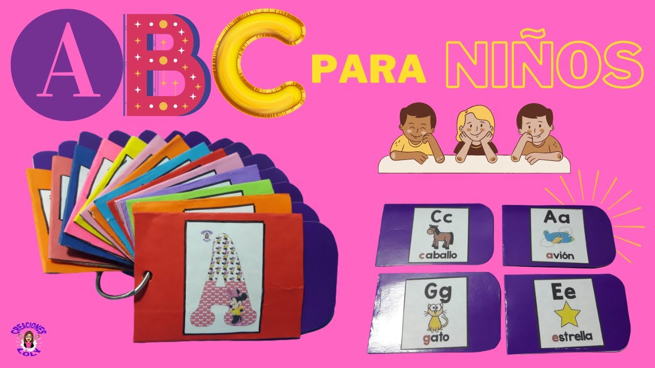 ABCedario para niños 👧🧒con Material Reciclado - Creaciones Loly