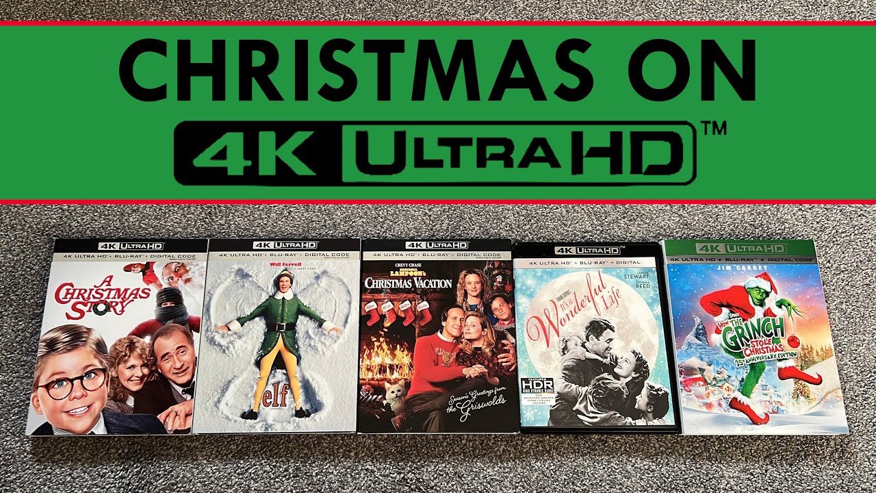 Рождество в формате 4K — классика и любимые праздничные фильмы.