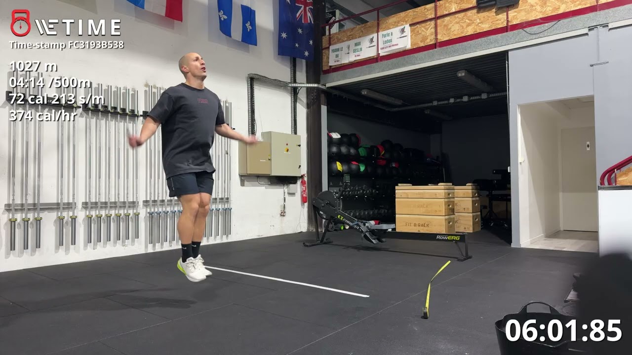 Master 35 + mad fitness Wod 1