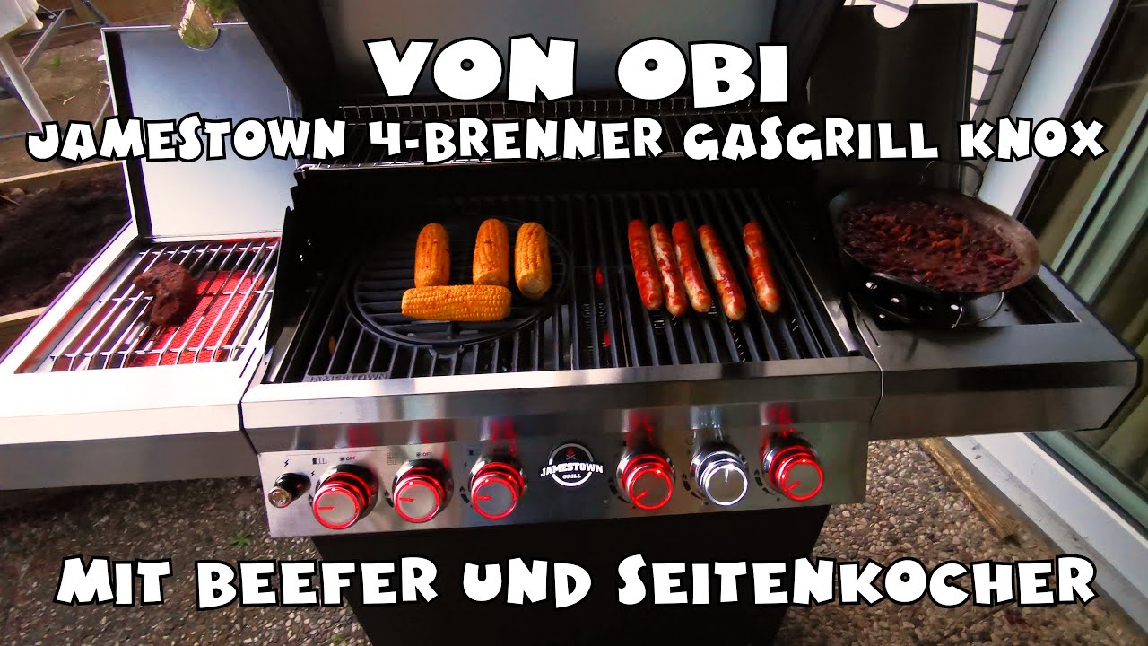 OBI: Jamestown 4-Brenner Gasgrill Knox