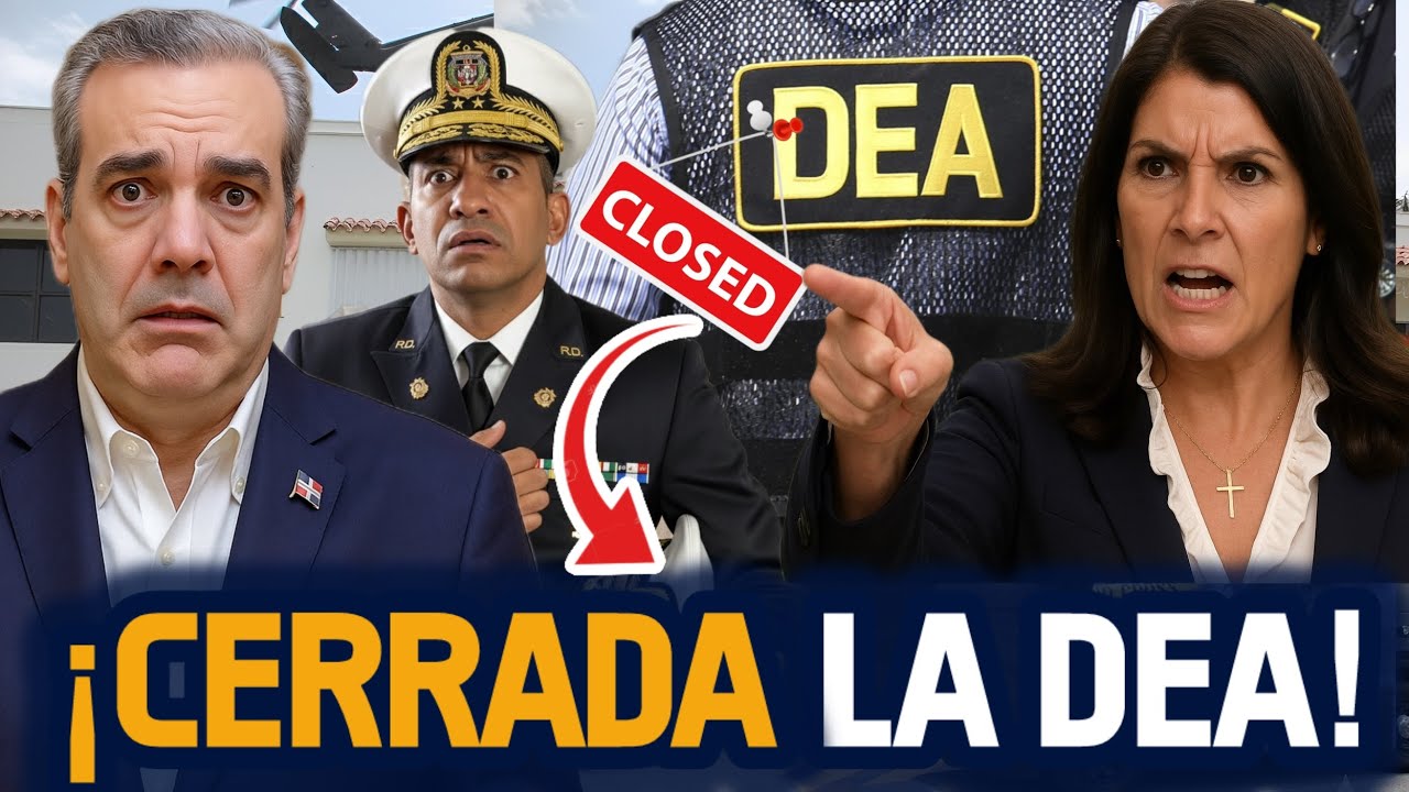 🚨¡Última hora! ¡Embajadora de EE.UU. cierra la DEA en RD por CORRUPCION!