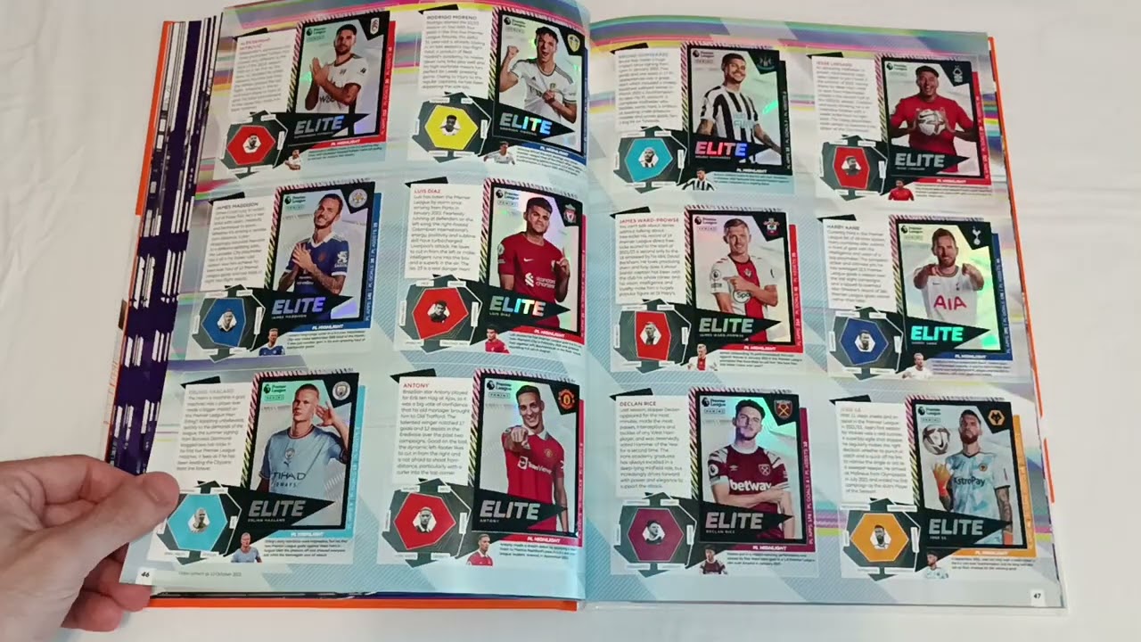 Panini Premier League  2022-2023  Hardcover Album - 100% Complete