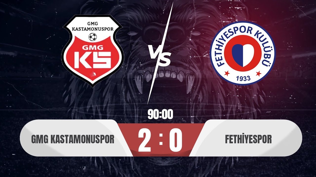 Kastamonuspor 2-0 Fethiyespor | GENİŞ ÖZET
