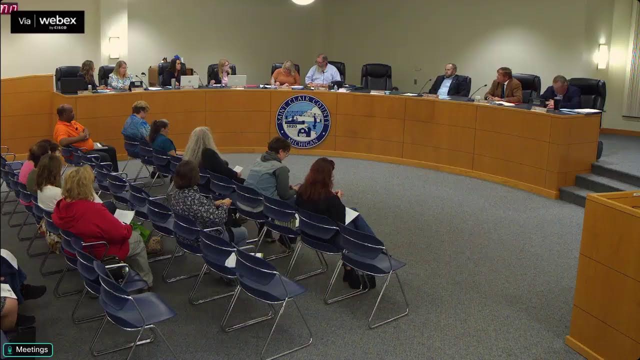 October 16, 2025 St Clair County Board of Commissioners