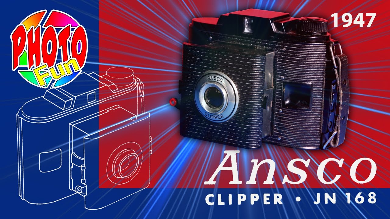 Ansco Clipper JN 168 1947 Ansco Roll Film 616
