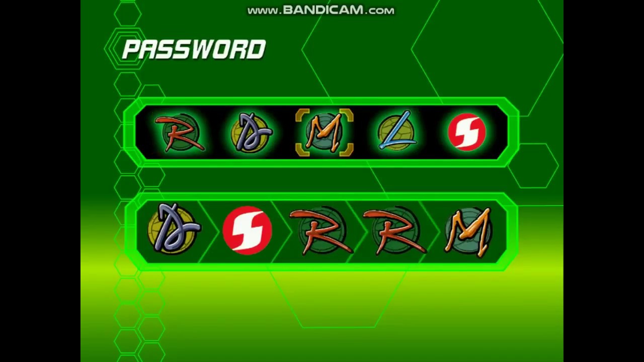Passwords Of TMNT 2003