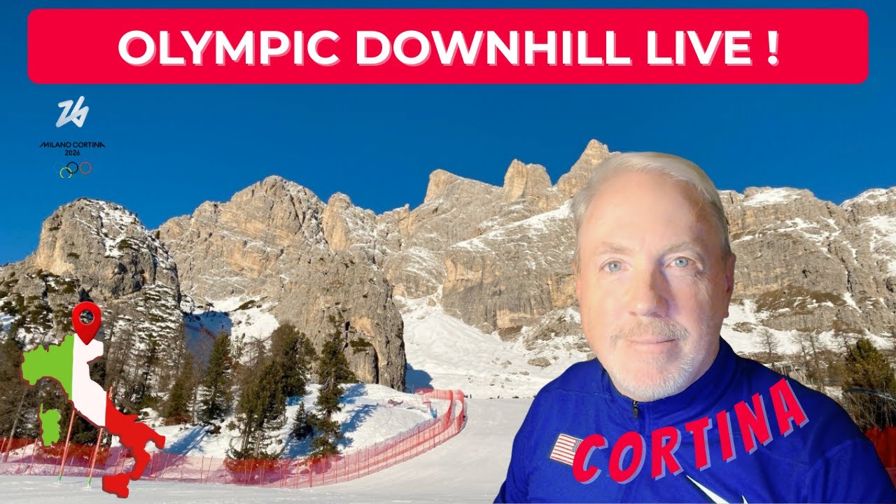 Women's Olympic Downhill LIVE - Commentary & Watchalong #olympics2026 #downhill #MilanoCortina2026