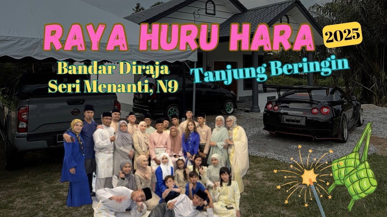 Raya Huru Hara di Rumah Baru Emak Abah !